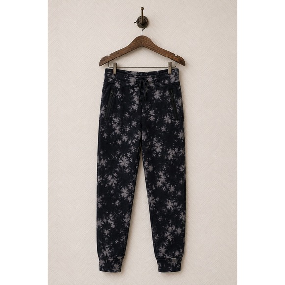 shosho Pants - ShoSho Super Soft Jogger Sweatpants Tie Dye Print Black Grey XS/S EUC